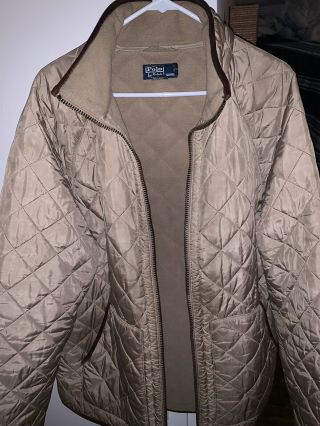 Vintage Polo Ralph Lauren Men’s Quilted Shooting Jacket (size Xl)