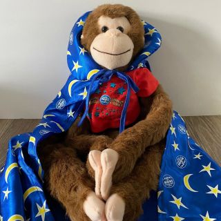 Ringling Bros & Barnum Bailey Circus Monkey Plush Hanging Stuffed Toy Cape 24 "