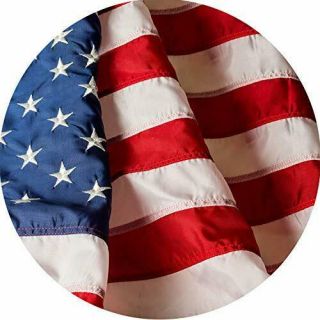 American Flag Made From Heavy Duty Nylon Usa Us Outdoor Flag Embroidered 2x3 Ft