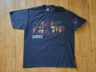 Vintage 1999 Metallica S&m Tour T Shirt Xl San Francisco Orchestra