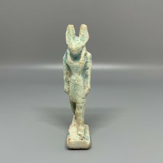 Ancient Egyptian Antique Statue God Anubis Jackal Dog Dead Mummy 1500 Bc