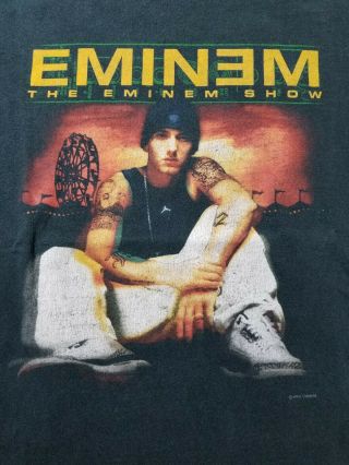Vintage 2002 Eminem Anger Management Tour Eminem Show Rap T - Shirt (med)