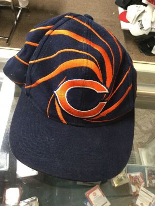 Vintage Chicago Bears Drew Pearson Shockwave Adjustable Snapback Hat Cap