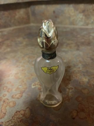 Vintage Guerlain Ode 2/3 Oz / 19.  7 Ml Parfum Perfume,  Rare Empty Bottle W Box