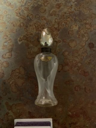 Vintage GUERLAIN ODE 2/3 oz / 19.  7 ml Parfum Perfume,  Rare Empty Bottle W Box 3