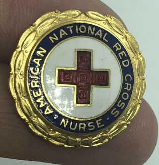 Vintage Numbered American National Red Cross Nurse Pin Brooch 233576 W