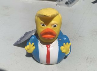 President Donald Trump Hand Painted Duck “ Make America Quack Again”
