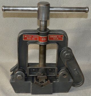 Vintage Wilton Mfg Co 53 Pipe Vise 3.  5in