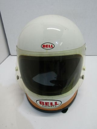 Old Vintage Toptex Bell Motorcycle Helmet 7 3/8