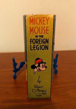 Walt Disney ' s MICKEY MOUSE IN THE FOREIGN LEGION Big Better Little Book 1428 3