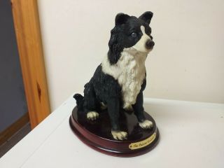 Lovely Item.  Large Size.  Sheepdog.  Black And White.  Collie Dog.  Figure.  Display