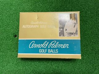 Arnold Palmer Autograph Pg Golf Balls 12 - 1 Dozen Vintage