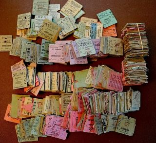 Railway Half Tickets,  400,  Unsorted But Pre - Nat & Closed Stations.