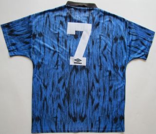 Manchester United Cantona 1992/93 Away Shirt Jersey Sharp Umbro Vintage M L Xl