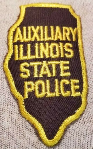 Il Vintage Auxiliary Illinois State Police Patch (4in)