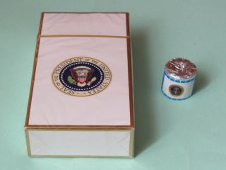 Vintage White House Cigarette Box And Lifesavers With Presidential Seal