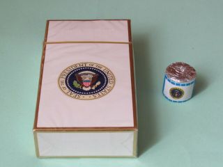 Vintage White House Cigarette Box and Lifesavers with Presidential Seal 2