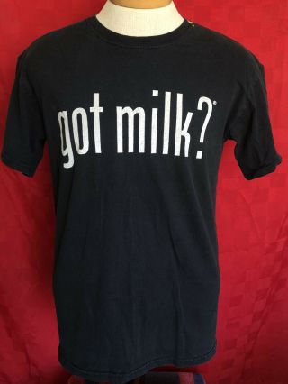 VINTAGE 1990s GOT MILK? dairy Farmers Inc Double sided Shirt size Medium 2