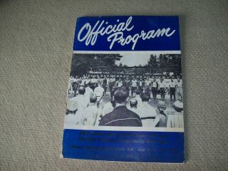 Vintage 1954 Gypsy Tour Laconia Nh Motorcycle Race Official Sc Program Booklet