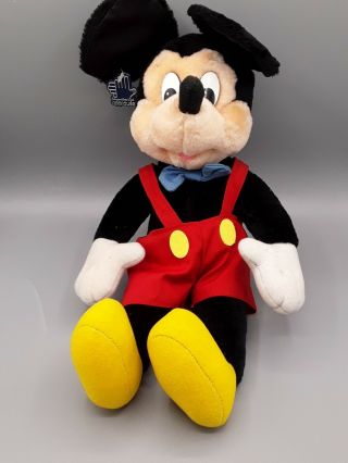 Vintage Applause Mickey Mouse 16 " Plush Stuffed Toy Walt Disney 80s Korea Made