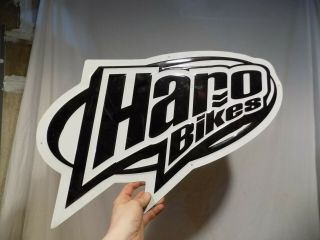 1980s - 90s Haro Bmx Bike Dealer Store Advertising Sign Master Gt Hutch Performer