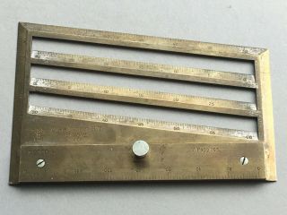 Antique Surveying Topography Ruler Suss - Papp Budapest 1920