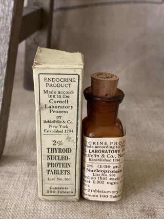 Antique Advertising Quack Medicine Apothecary Female Ovarian Obgyn Bottle Box