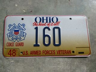 Ohio Coast Guard License Plate 160
