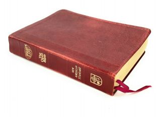 Vtg Nelson Nasb American Standard Open Bible Personal Bonded Leather