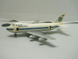 Vintage Bandai Pan Am Plastic Boeing 747 Airplane Toy Model Opening Doors Japan