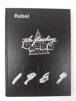 Harrison Central High School 1989 Yearbook Rebel The Finishing Touch Gulfport Ms