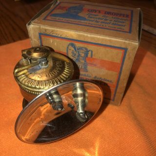 Vintage Carbide Lamp " Guys Dropper " Universal Lamp Usa Miner 