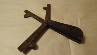 Antique Horn Handled Fleam - Civil War Era Blood Letting Tool - Equine - Vet