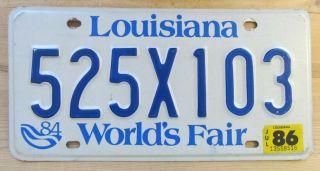 Louisiana 1986 World 