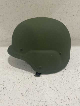 Vintage Pasgt Ballistic Combat Helmet W/liner Us Military Issue