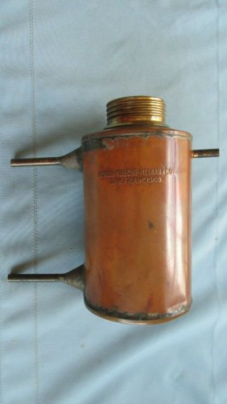Braun - Knecht - Heilmann Co San Francisco Copper Assay Lab Condenser/distiller