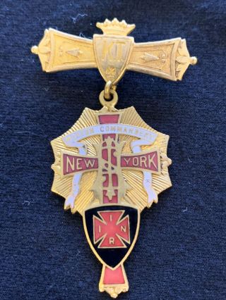 Knights Templar Morton Commandery 4 York Medal