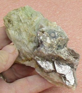 Large Mineral Specimen Of Albite With Lepidilite From Gunnison Co. ,  Colo.