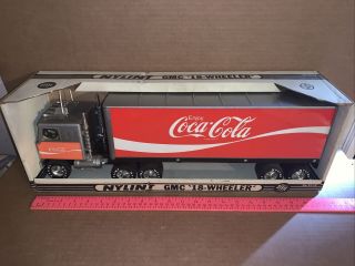 Vintage Nylint Steel 21 Inch Long 18 - Wheeler Coca Cola Semi
