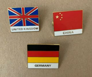 Disney Cast Member 15 Years Epcot Center 3 Le Pins Germany Uk China