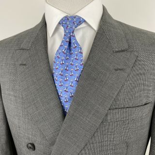 VTG Brooks Brothers Golden Fleece Handmade DB Suit Grey Men ' s 46S (Pants 38X27) 3
