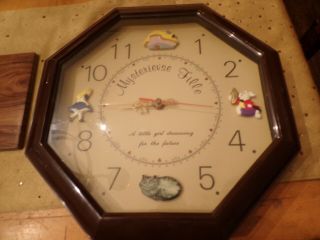 Alice In Wonderland French Clock Rare