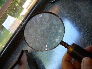 Antique Early Watkins & Hill Magnifying Glass In Case Opticians London 1805 3
