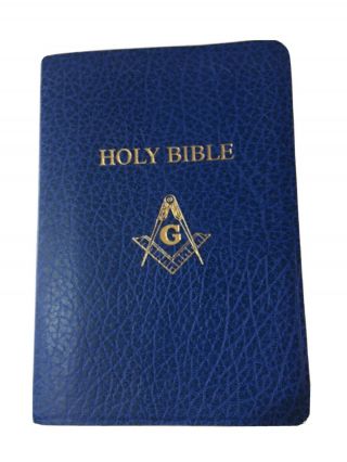 Holy Bible Master Mason Edition King James Study Helps 1991 Heirloom Publishers
