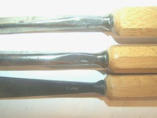 Vintage Stubai / Austria Made Wood Carving Tools 4,  11,  & 39 2