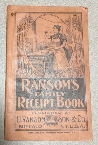 Antique Quack Medicine Advertising Booklet,  1901 Dr Ransom 