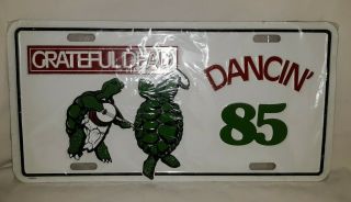 VINTAGE 85 Souvenir Novelty License Plate Grateful Dead Terrapin Station Turtles 2