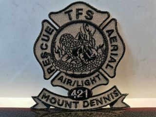 Toronto Fire Station 421 Patch Newly Released - Laser Cut