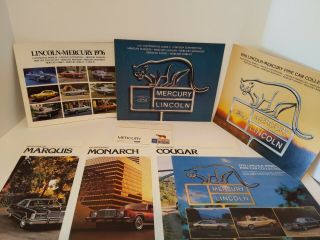 1976 - 1979 Mercury Sales Brochures Lincoln Capri Versailles Grand Marquis Cougar