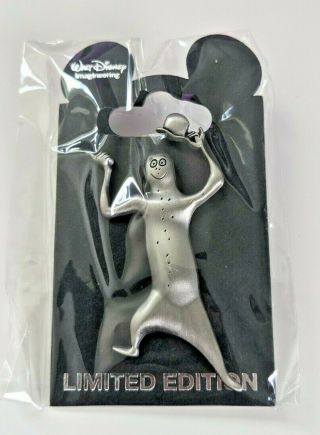 Wdi Mog Haunted Mansion Hitchhiking Ghosts Sculpted Metal Silver Ezra Pin 87982